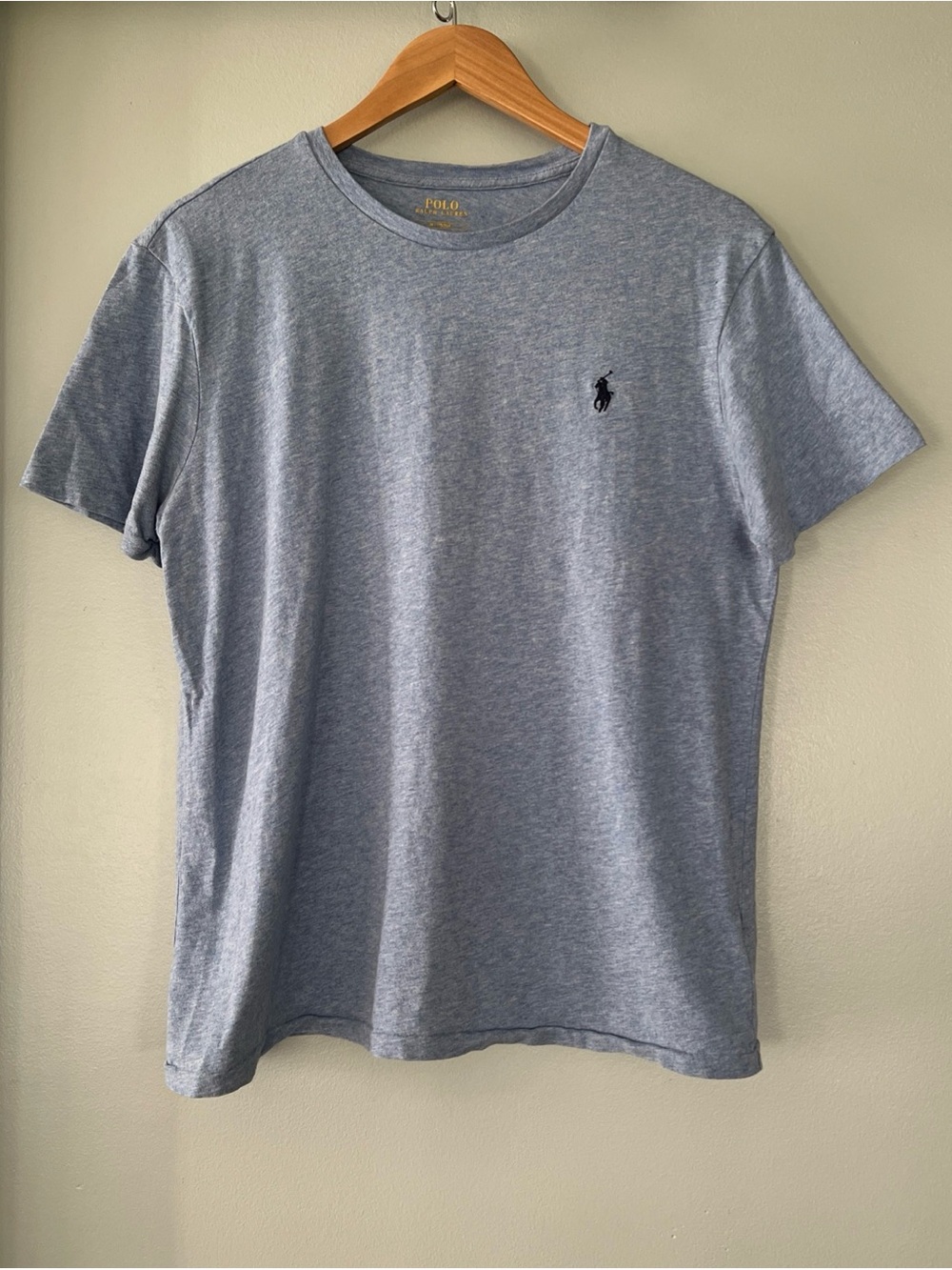 Polo by Ralph Lauren Light Heather Light Blue Short Sleeve Tee